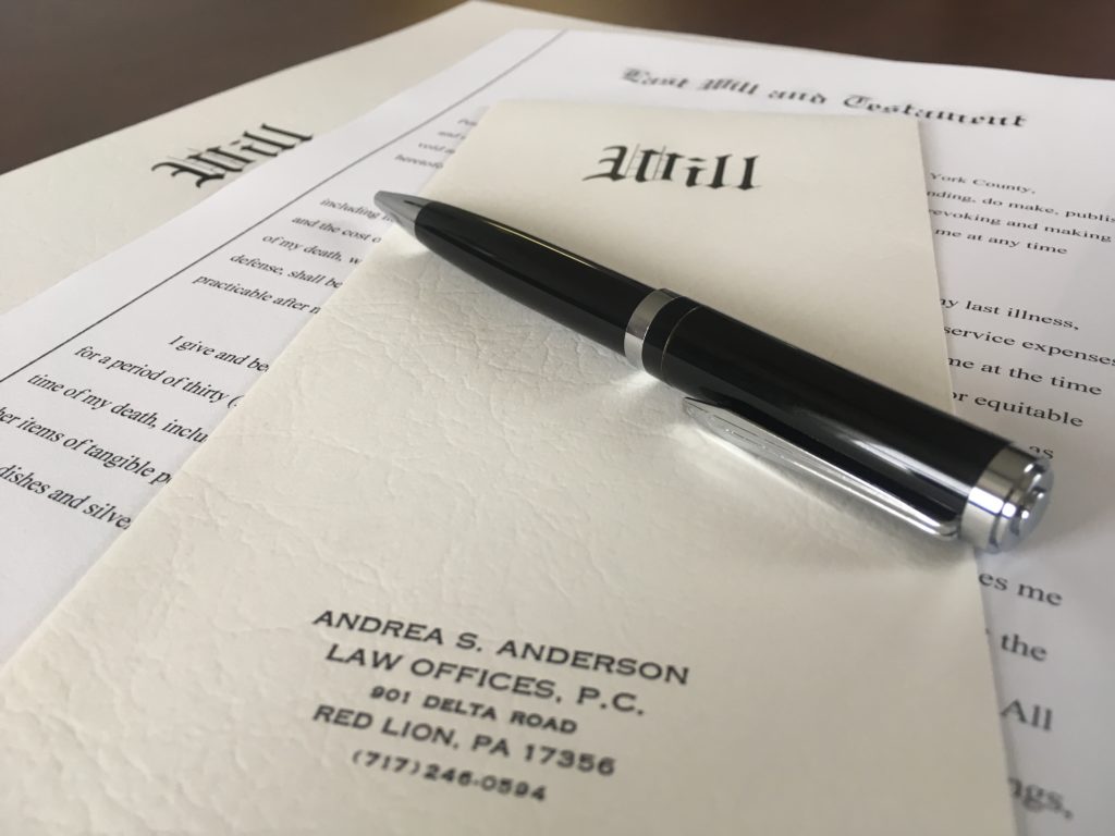 Last Will and Testament documents